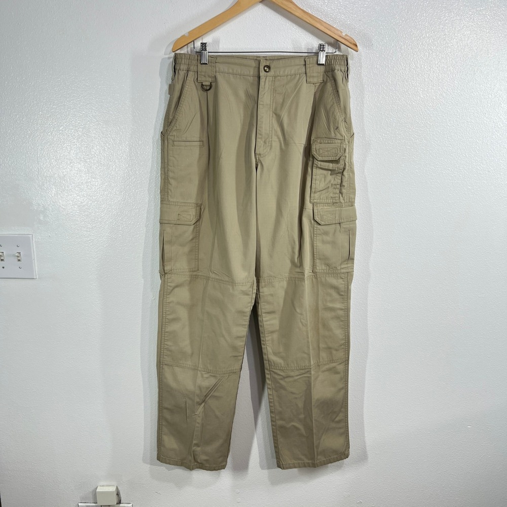 5.11 Tactical Taclite Pro Pants Men's 36x34 TDU Khaki Ripstop Cargo 74273 Work